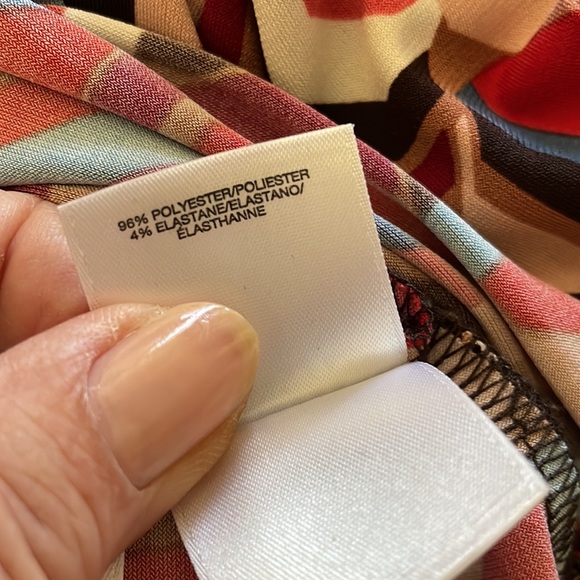 ANNE KLEIN GEOMETRIC PRINT BLOUSE SIZE S EXCELLENT CONDITION! - Picture 8 of 10